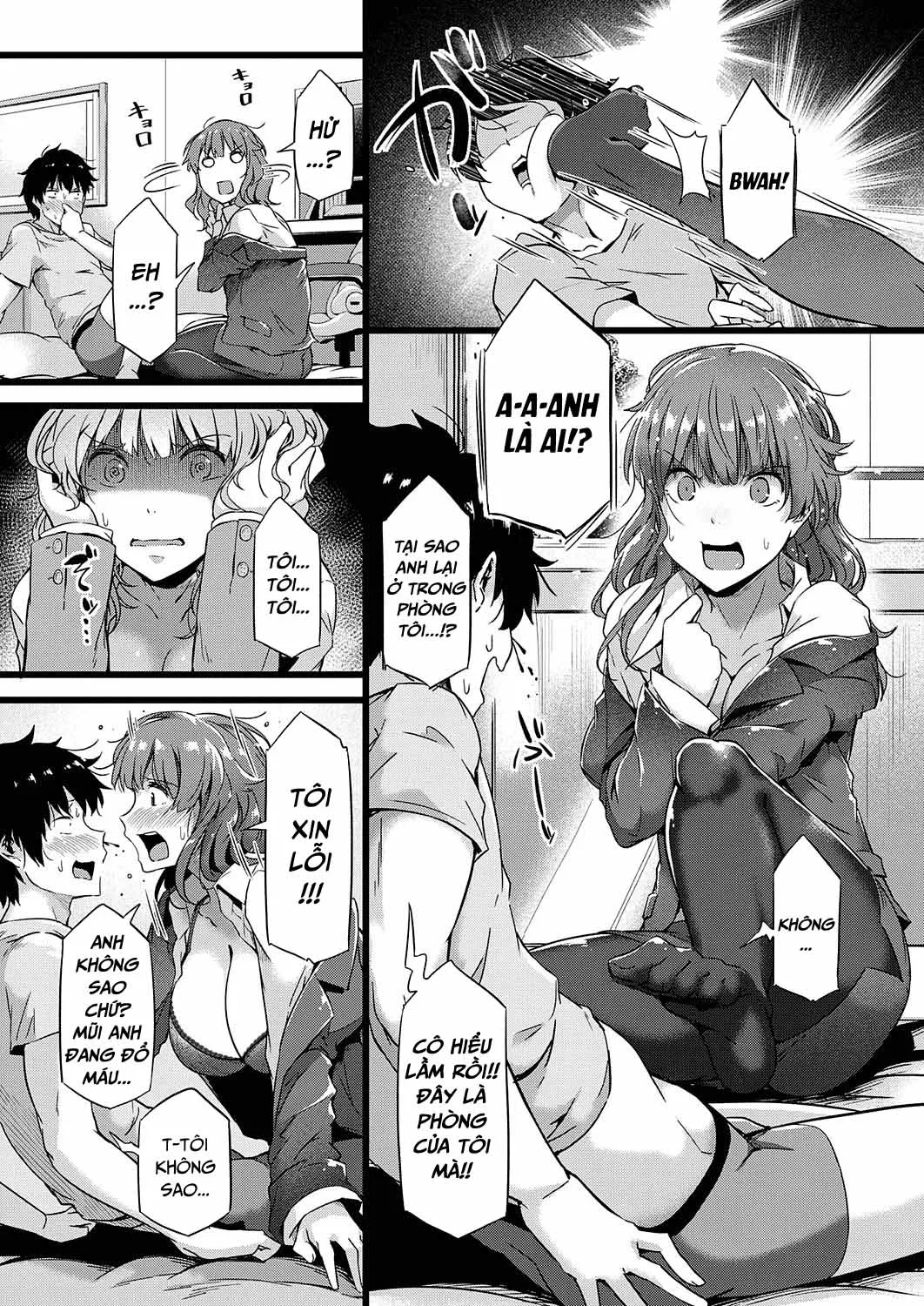 HentaiVN.net - Ảnh 3 - Hebereke Encount [Wasted Encounter] - Chap 1