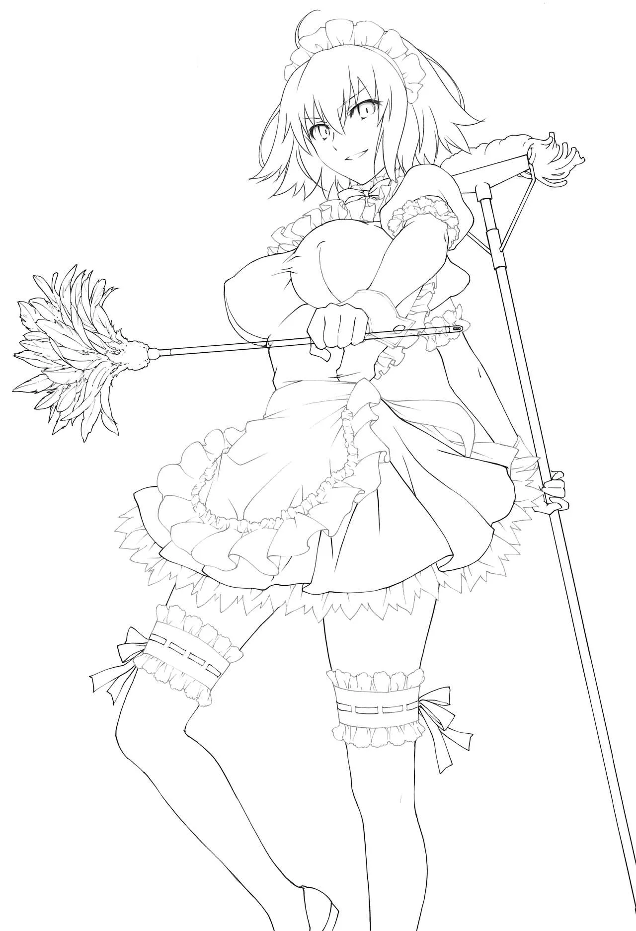 HentaiVN.net - Ảnh 3 - Hầu gái Jeanne, phục vụ nào! [Gohoushi Maid Jeanne-chan; Maid Jeanne-chan, At Your Service] - Chap 1