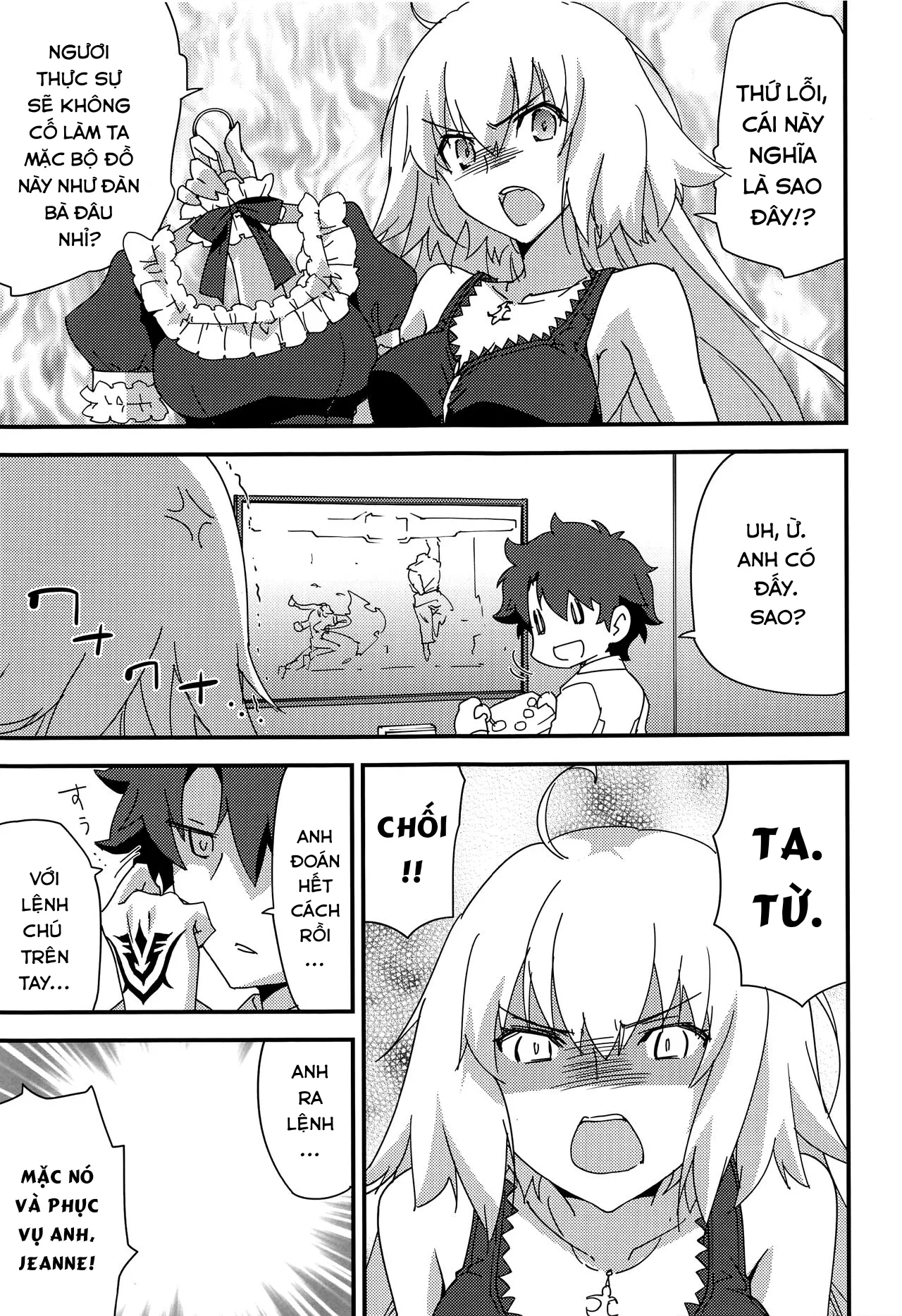 HentaiVN.net - Ảnh 5 - Hầu gái Jeanne, phục vụ nào! [Gohoushi Maid Jeanne-chan; Maid Jeanne-chan, At Your Service] - Chap 1