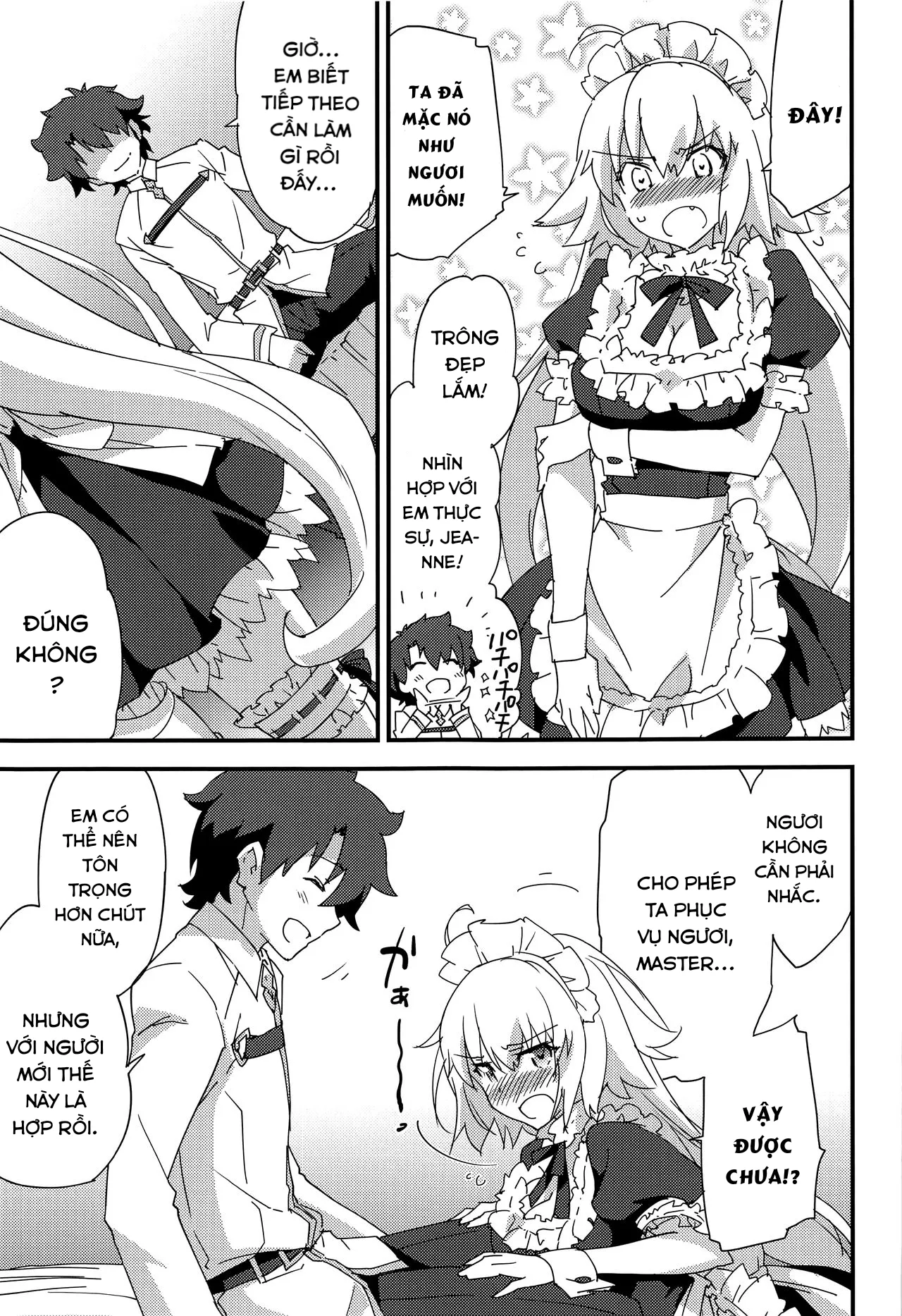 HentaiVN.net - Ảnh 9 - Hầu gái Jeanne, phục vụ nào! [Gohoushi Maid Jeanne-chan; Maid Jeanne-chan, At Your Service] - Chap 1