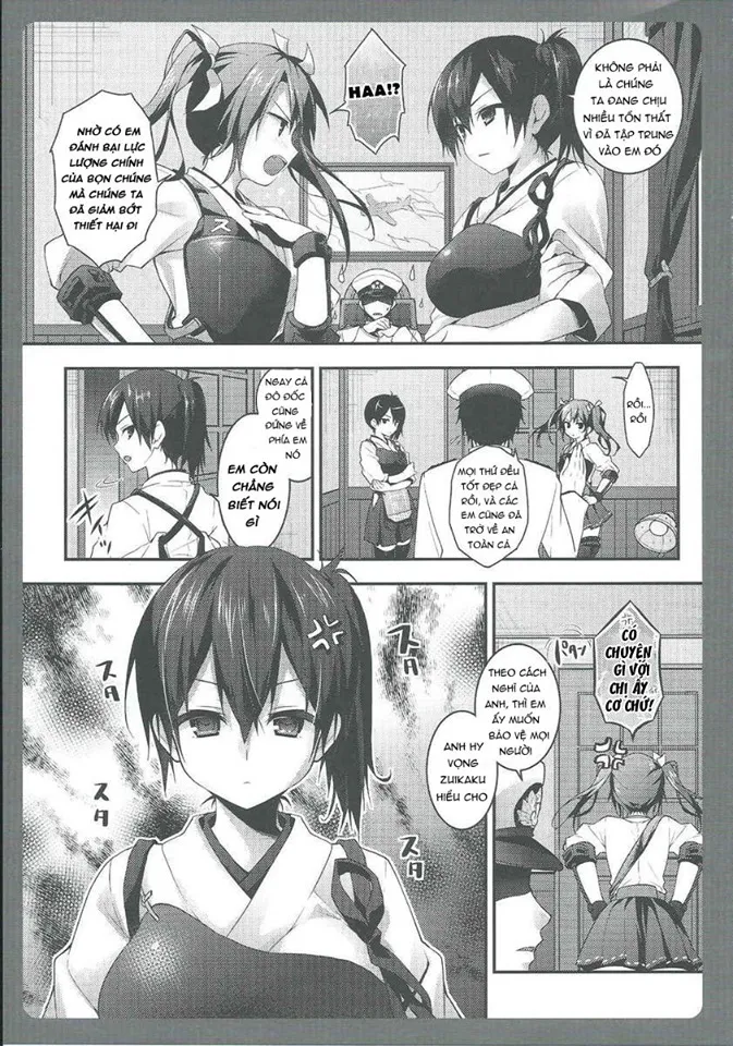 HentaiVN.net - Ảnh 5 - Watashi no Kakunouko ni Nanika Goyou? (Kantai Collection -KanColle-) [私の格納庫に何か御用 (艦隊これくしょん -艦これ-)] - Chap 1