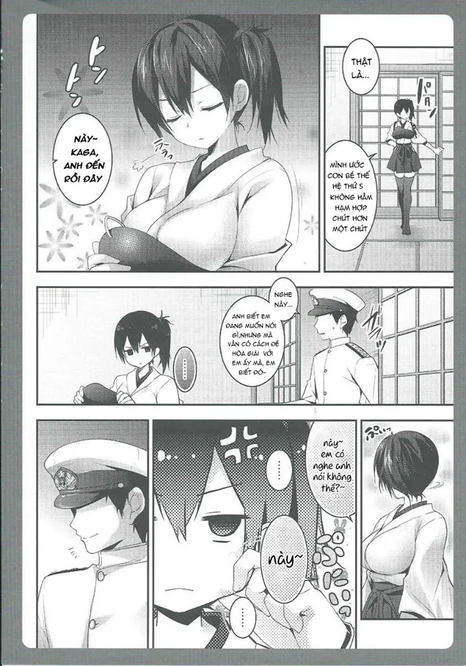 HentaiVN.net - Ảnh 6 - Watashi no Kakunouko ni Nanika Goyou? (Kantai Collection -KanColle-) [私の格納庫に何か御用 (艦隊これくしょん -艦これ-)] - Chap 1