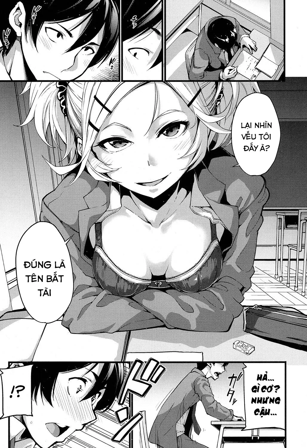 HentaiVN.net - Ảnh 11 - Mukouhara-san phiền phức [Mukouhara-san is A Little Distracting] - Chap 1