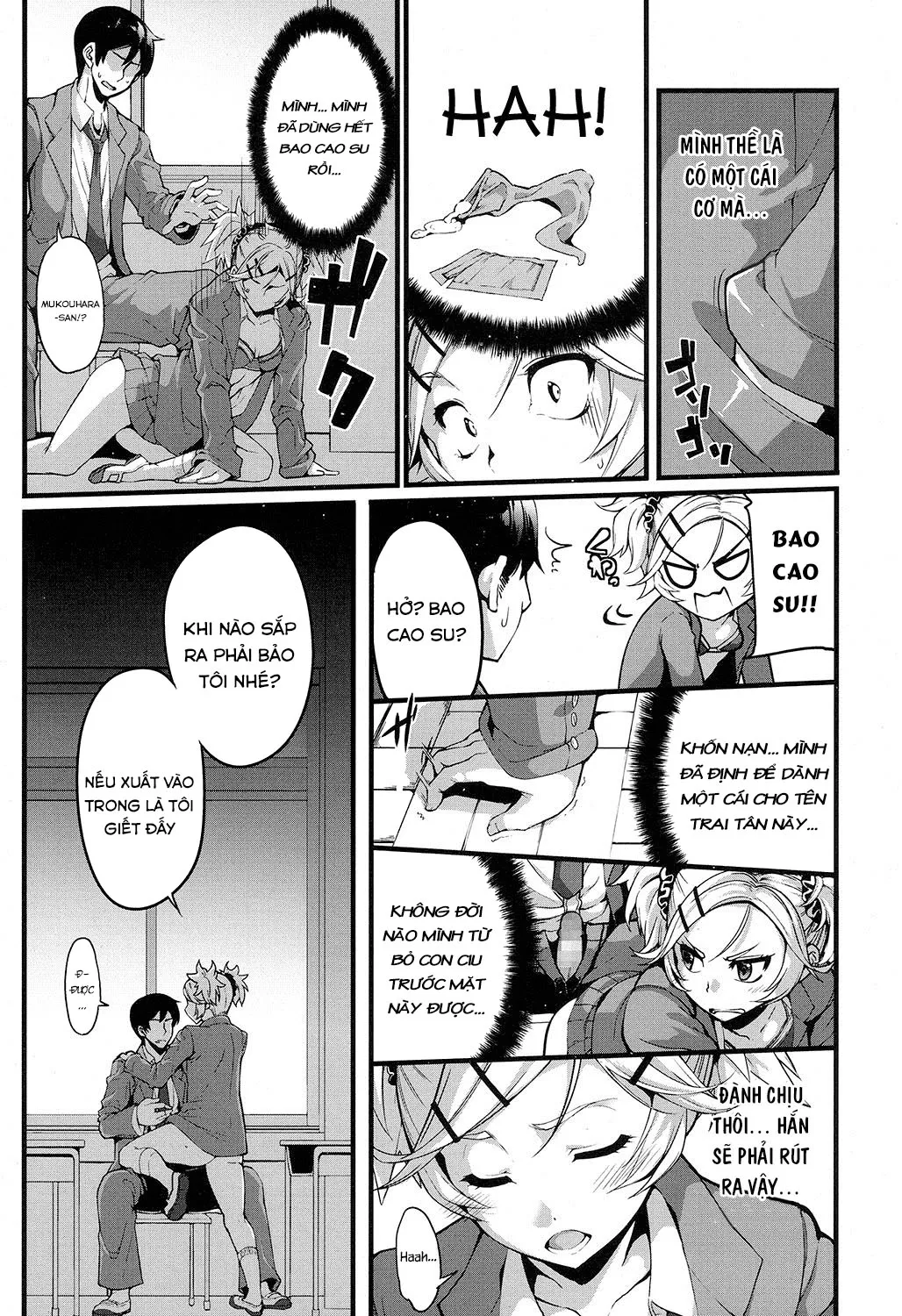HentaiVN.net - Ảnh 15 - Mukouhara-san phiền phức [Mukouhara-san is A Little Distracting] - Chap 1