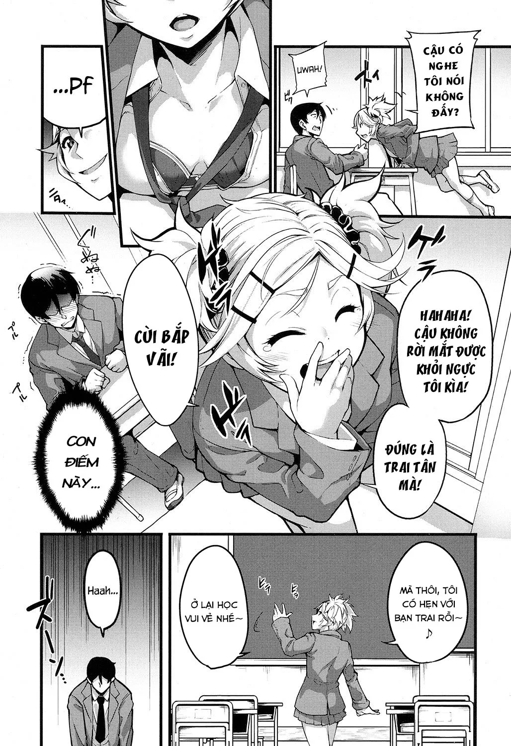HentaiVN.net - Ảnh 7 - Mukouhara-san phiền phức [Mukouhara-san is A Little Distracting] - Chap 1