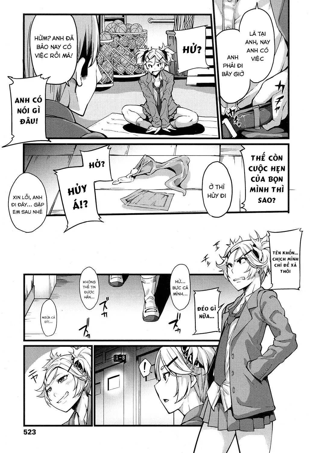 HentaiVN.net - Ảnh 9 - Mukouhara-san phiền phức [Mukouhara-san is A Little Distracting] - Chap 1