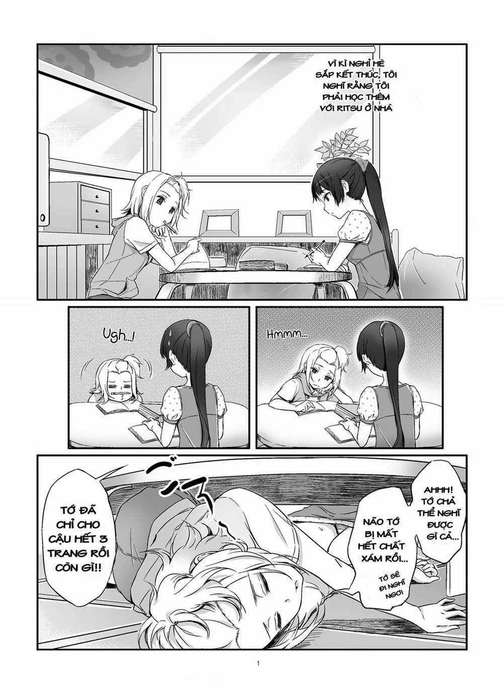 HentaiVN.net - Ảnh 4 - Lesson!! (K-ON!) - Chap 1
