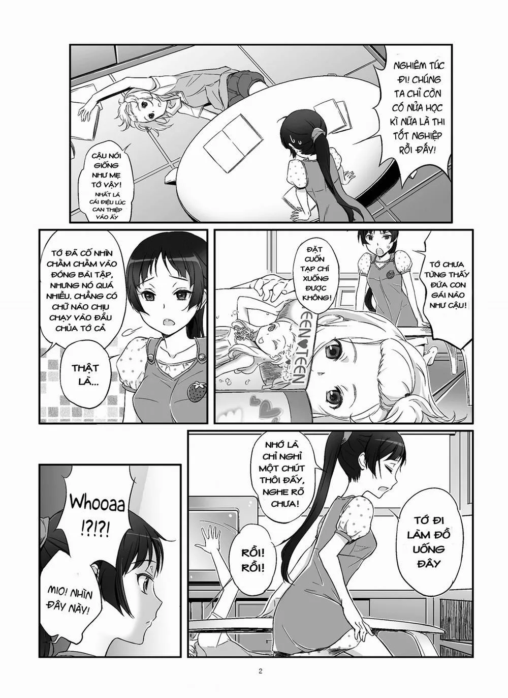 HentaiVN.net - Ảnh 5 - Lesson!! (K-ON!) - Chap 1