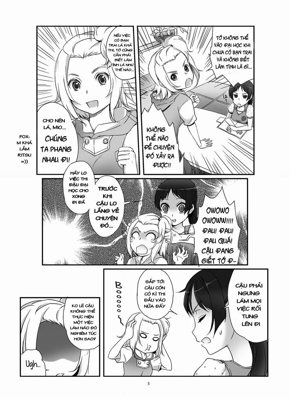 HentaiVN.net - Ảnh 8 - Lesson!! (K-ON!) - Chap 1