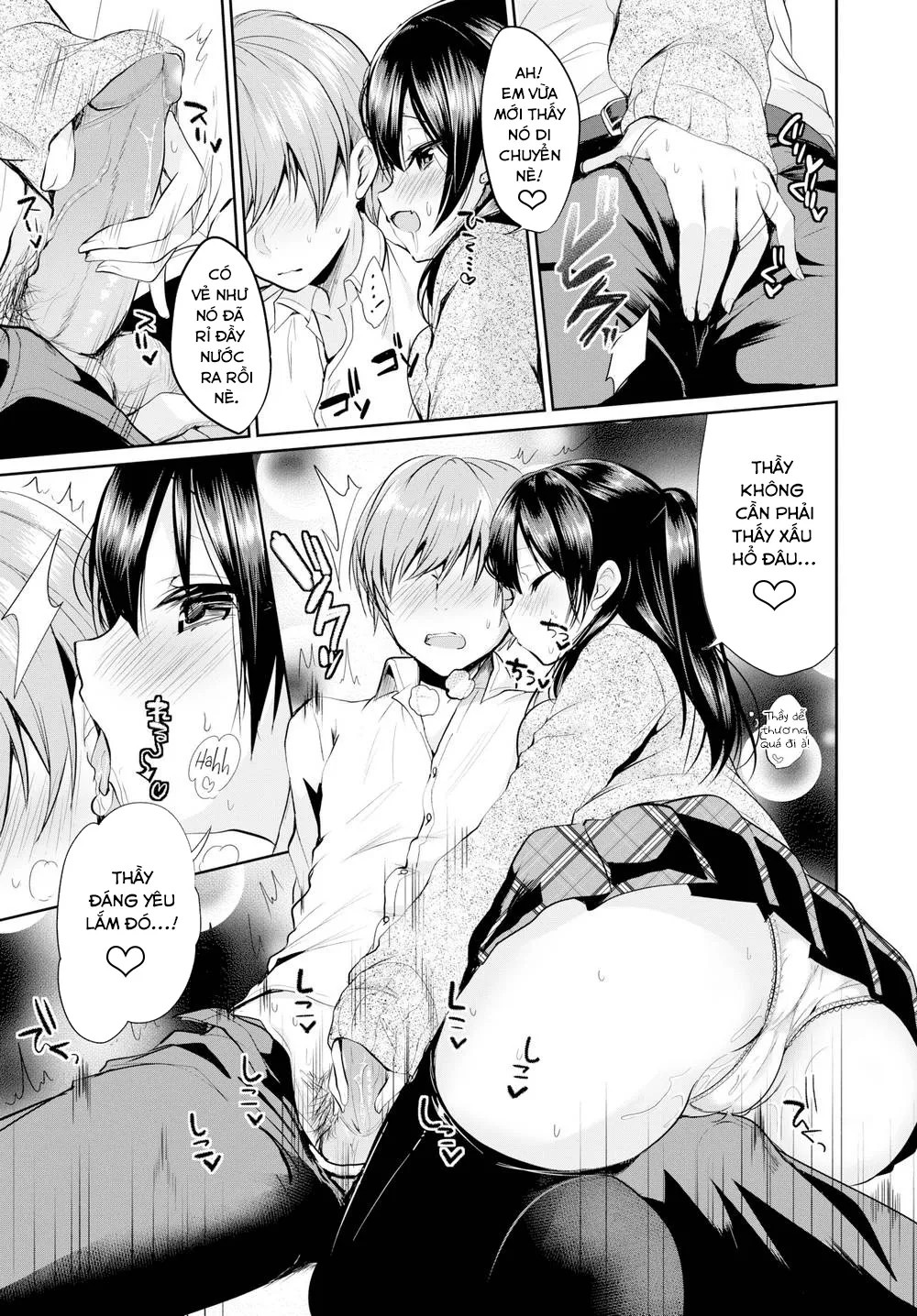 HentaiVN.net - Ảnh 4 - Sensei & Cute - Chap 1