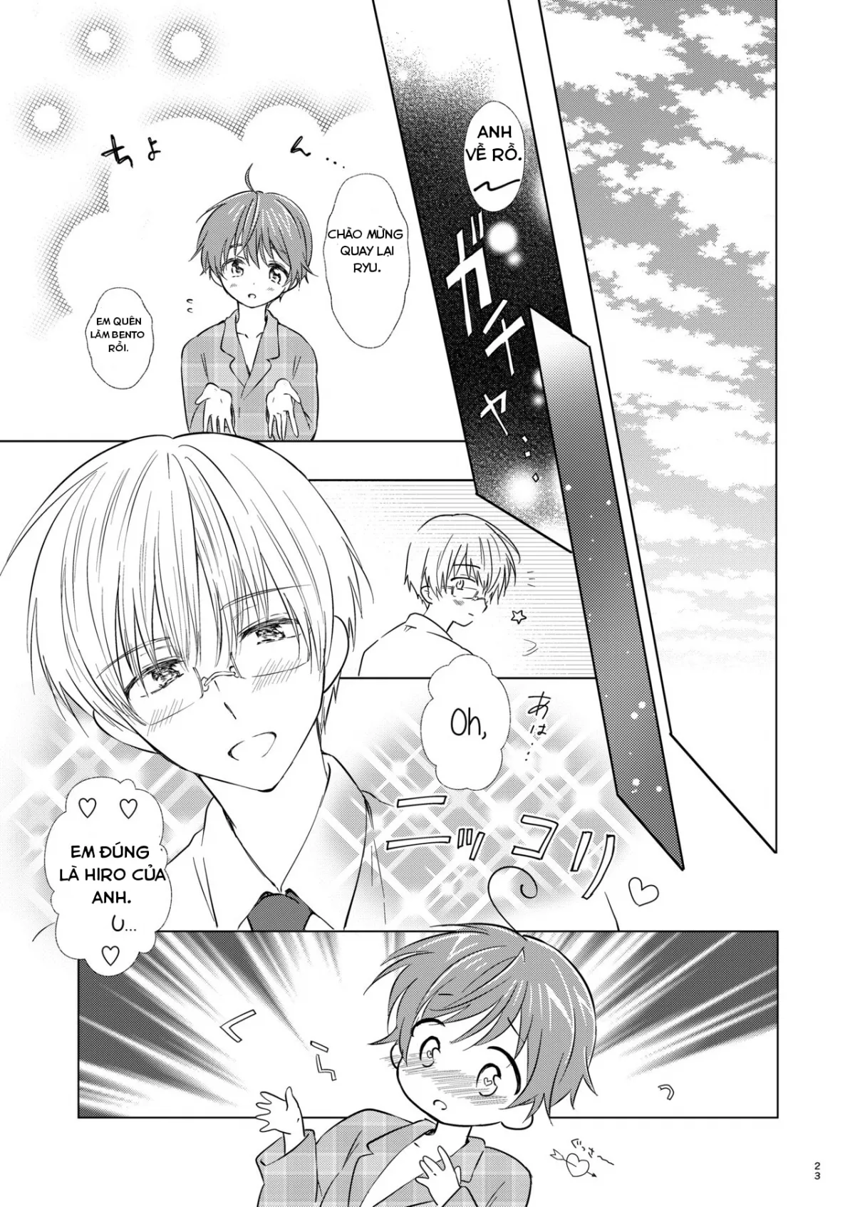 HentaiVN.net - Ảnh 23 - Otokonoko wa Osuki? [Nhỏ bạn của tôi] - Chap 1