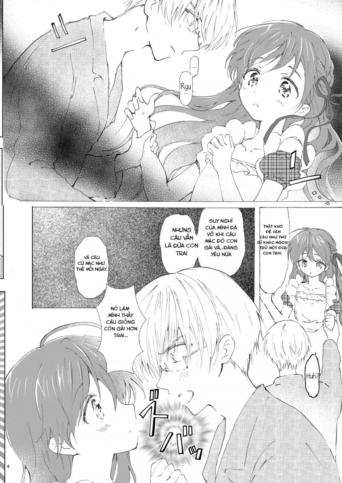 HentaiVN.net - Ảnh 4 - Otokonoko wa Osuki? [Nhỏ bạn của tôi] - Chap 1