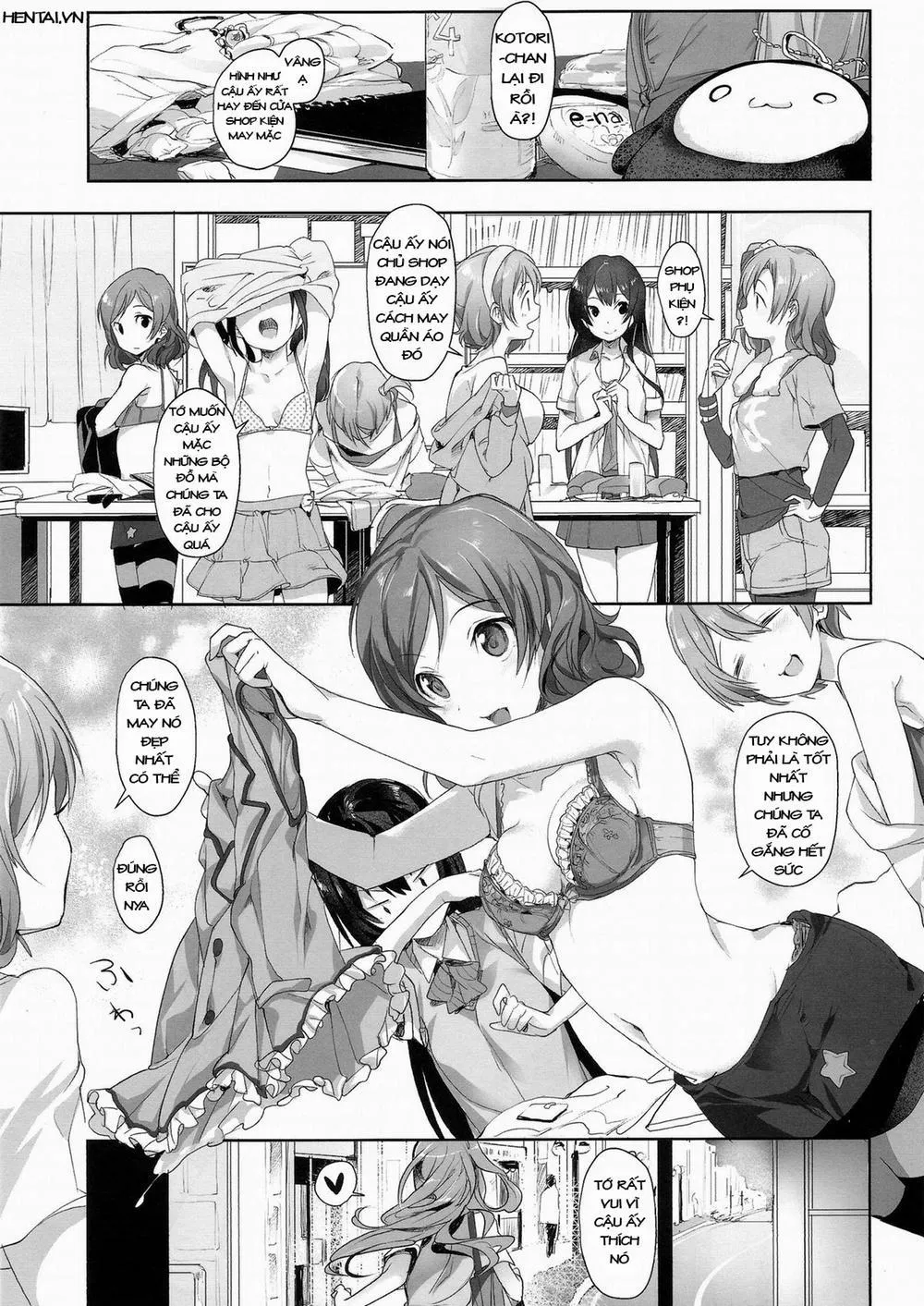 HentaiVN.net - Ảnh 3 - UR THE BEST! (Love Live) - Chap 1