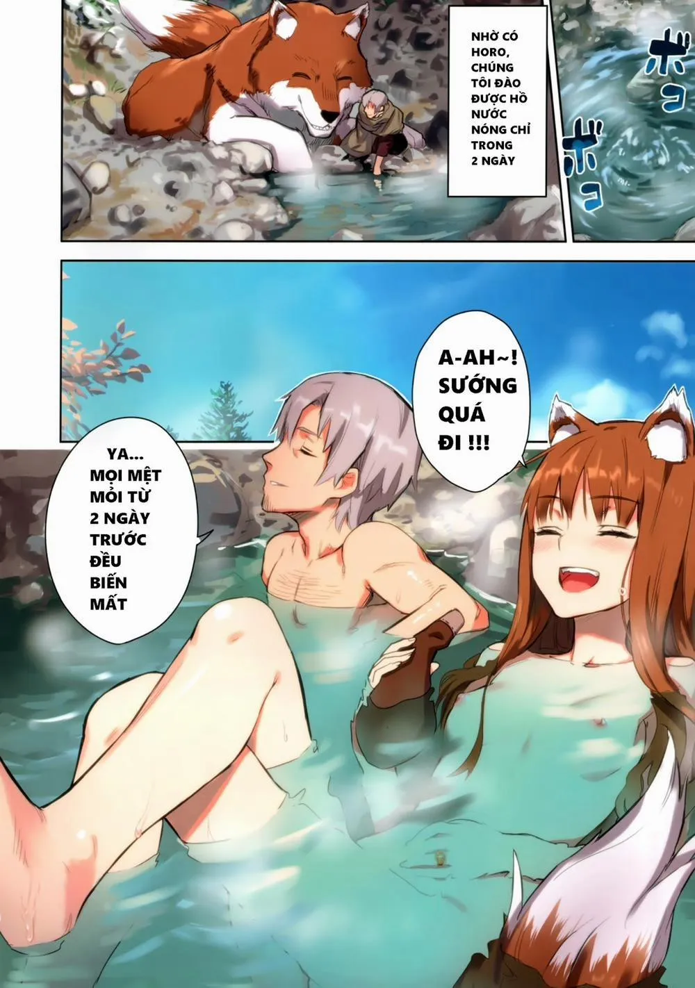 HentaiVN.net - Ảnh 7 - Wacchi to Nyohhira Bon - FULL COLOR (Spice and Wolf) - Chap 1