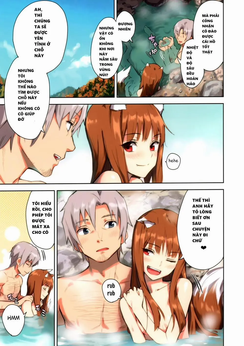 HentaiVN.net - Ảnh 8 - Wacchi to Nyohhira Bon - FULL COLOR (Spice and Wolf) - Chap 1