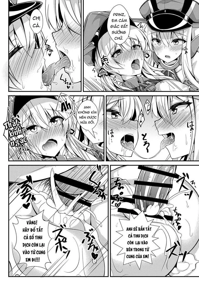 HentaiVN.net - Ảnh 21 - Teitoku to Futari no Nichijou (Kantai Collection -KanColle-) [Daily life of admiral and two German ship; 提督と二人の日常 (艦隊これくしょん -艦これ-)] - Chap 1