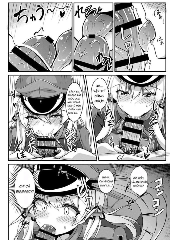 HentaiVN.net - Ảnh 9 - Teitoku to Futari no Nichijou (Kantai Collection -KanColle-) [Daily life of admiral and two German ship; 提督と二人の日常 (艦隊これくしょん -艦これ-)] - Chap 1