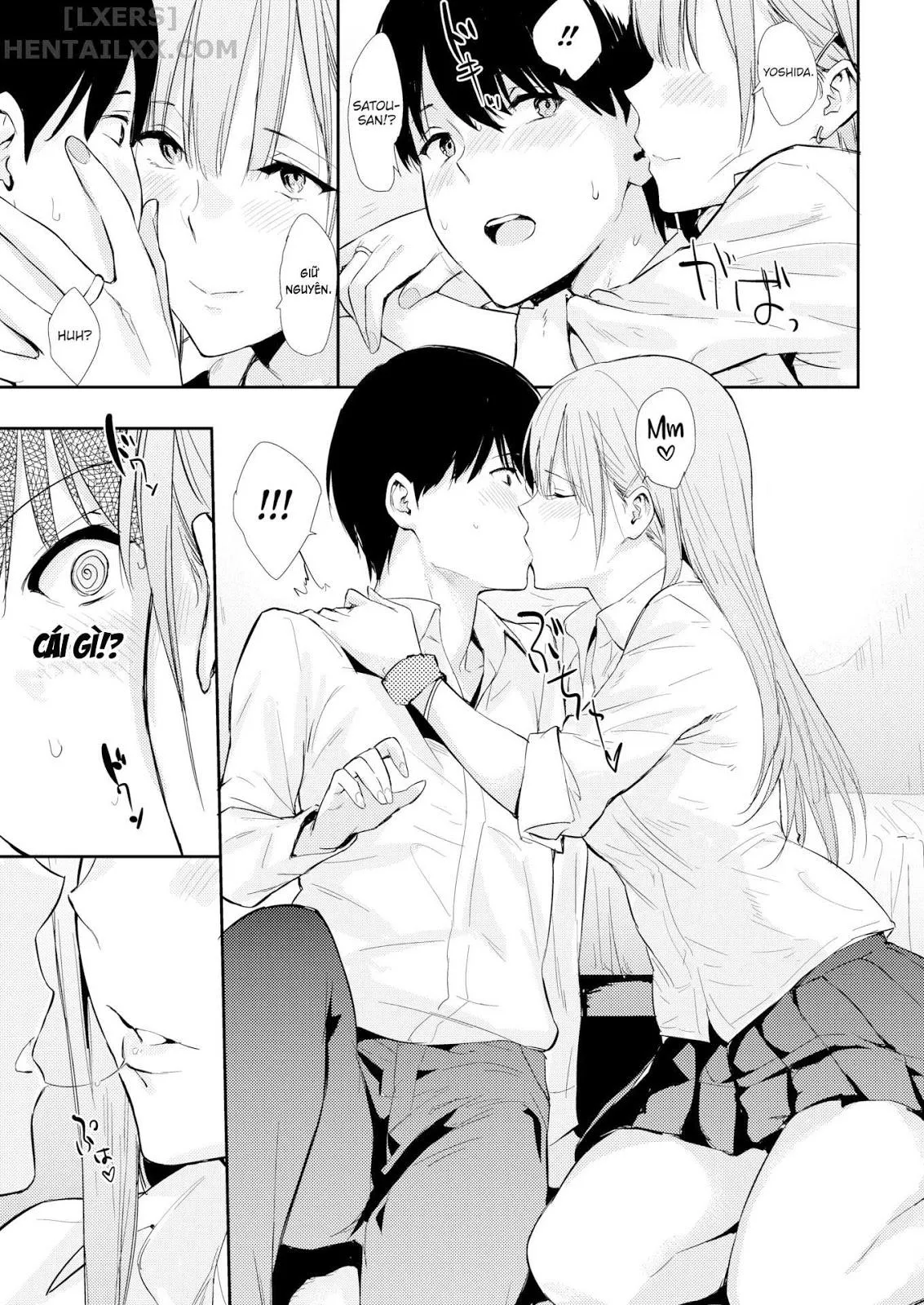 HentaiVN.net - Ảnh 11 - The Girl in the Seat in Front of Me - Chap 1