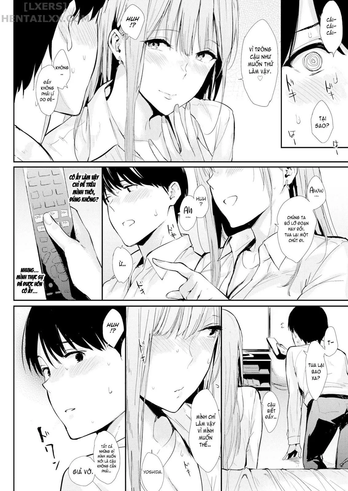 HentaiVN.net - Ảnh 12 - The Girl in the Seat in Front of Me - Chap 1
