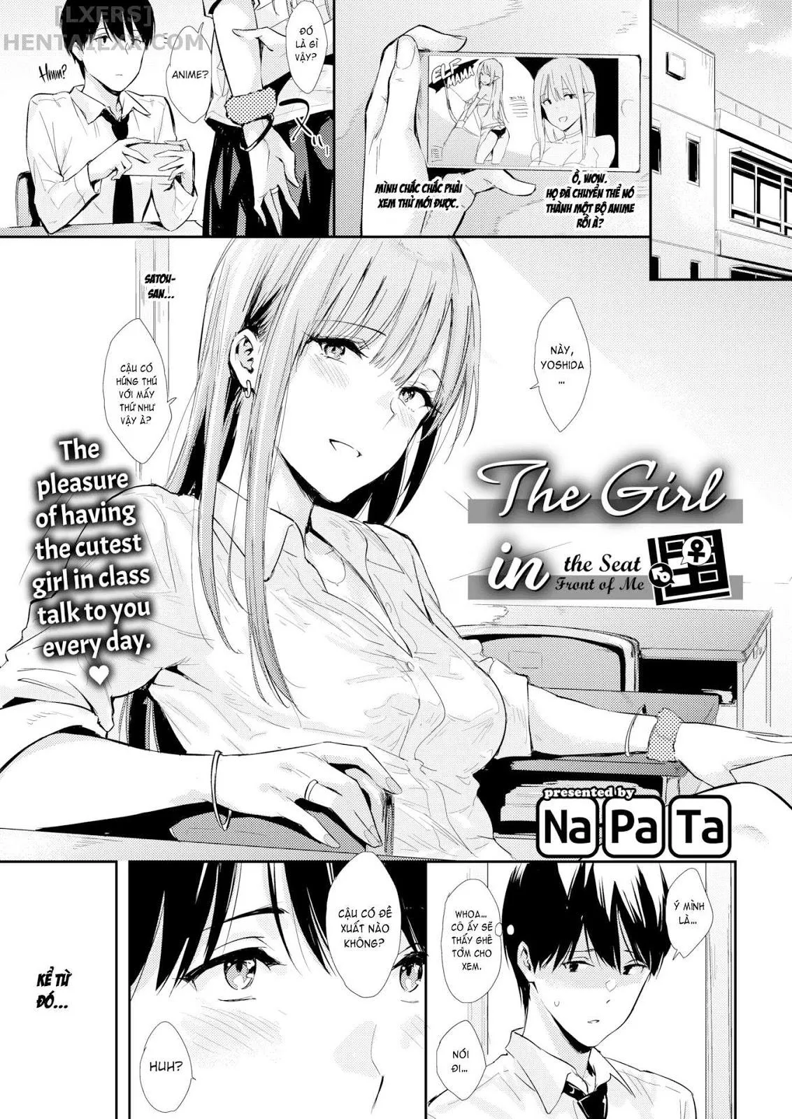 HentaiVN.net - Ảnh 5 - The Girl in the Seat in Front of Me - Chap 1