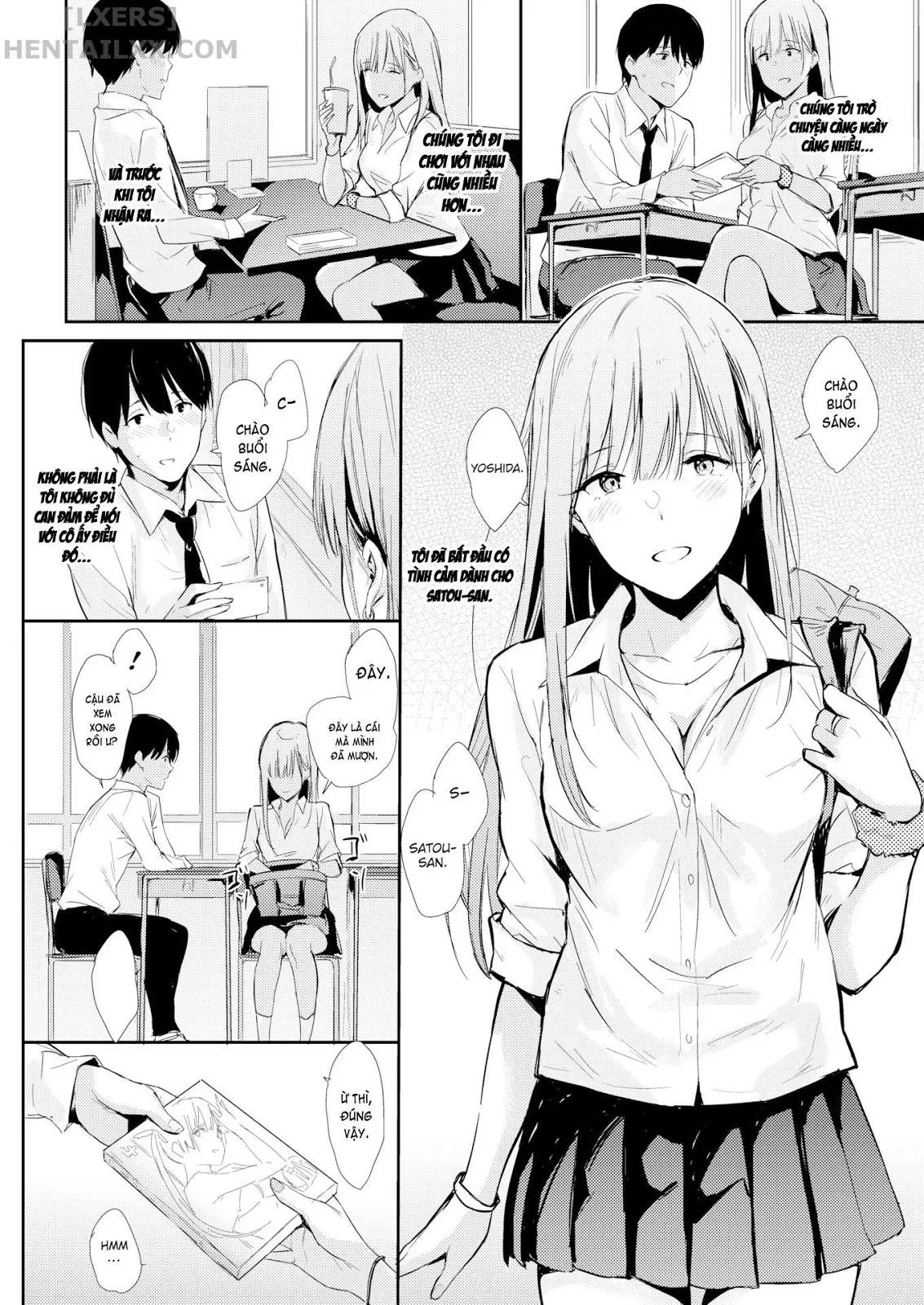 HentaiVN.net - Ảnh 6 - The Girl in the Seat in Front of Me - Chap 1