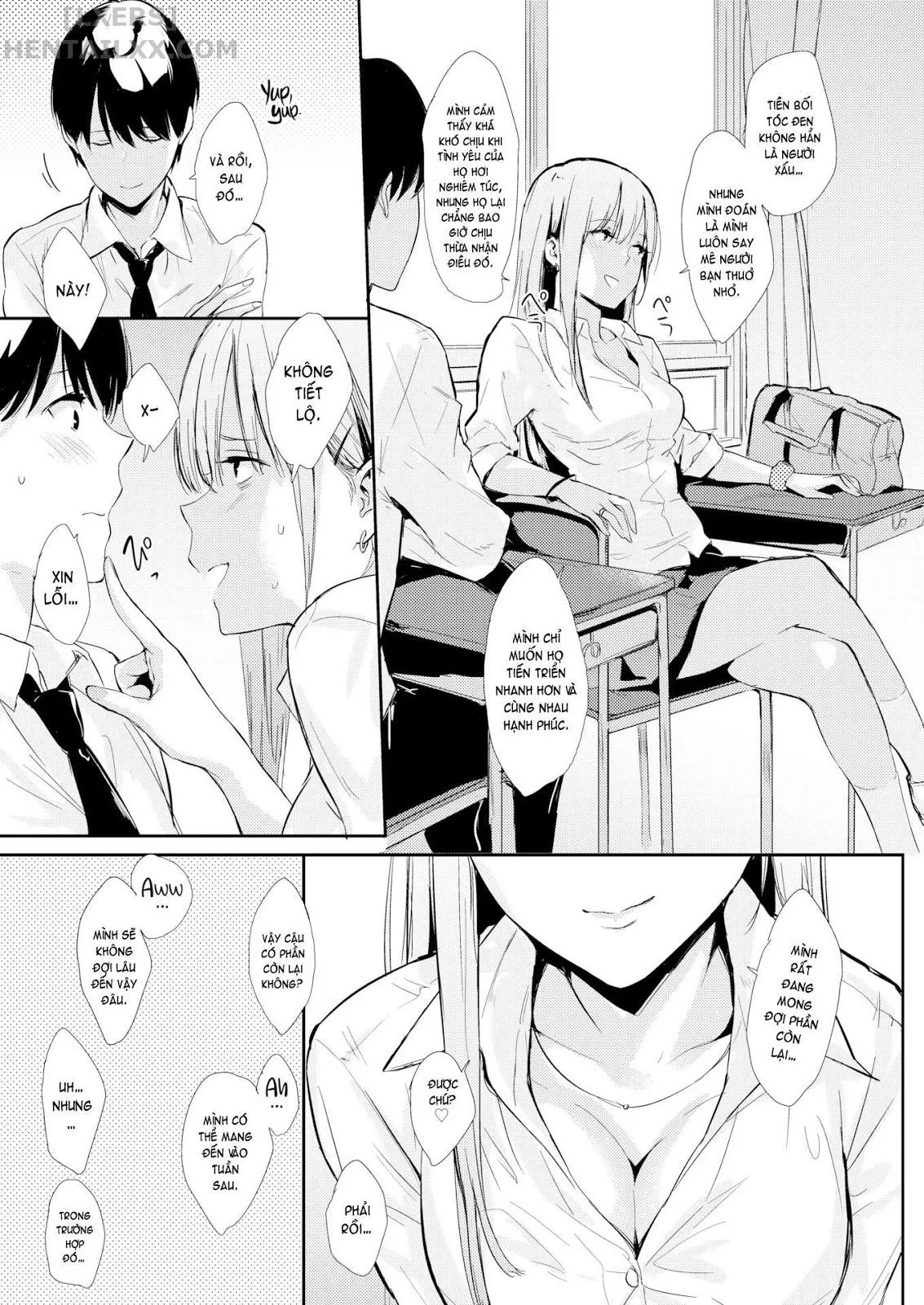 HentaiVN.net - Ảnh 7 - The Girl in the Seat in Front of Me - Chap 1