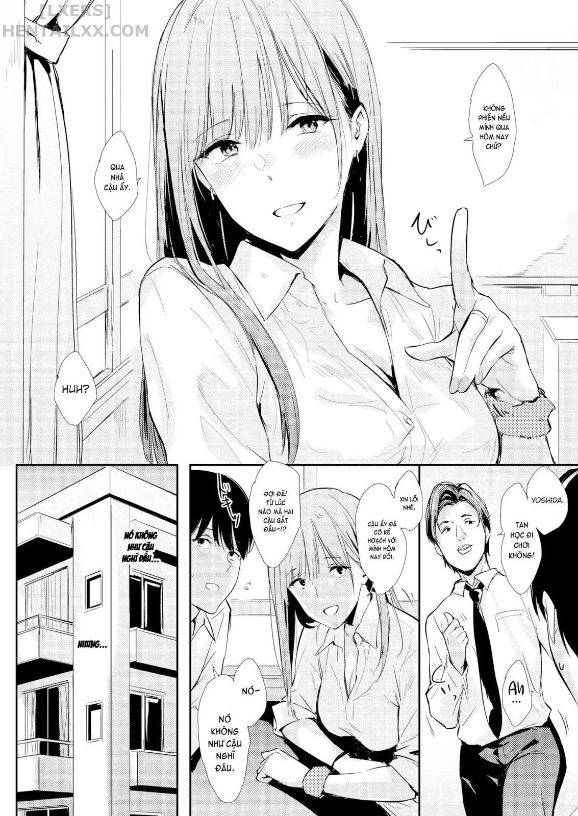 HentaiVN.net - Ảnh 8 - The Girl in the Seat in Front of Me - Chap 1