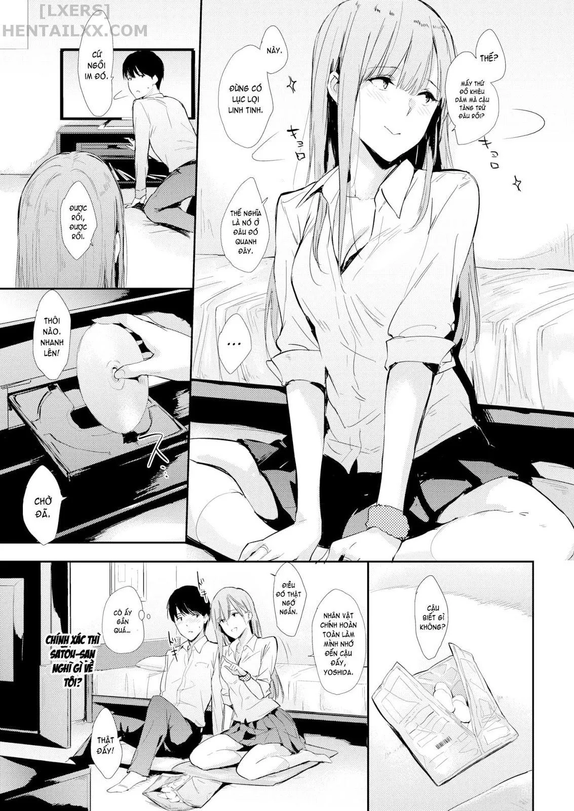 HentaiVN.net - Ảnh 9 - The Girl in the Seat in Front of Me - Chap 1