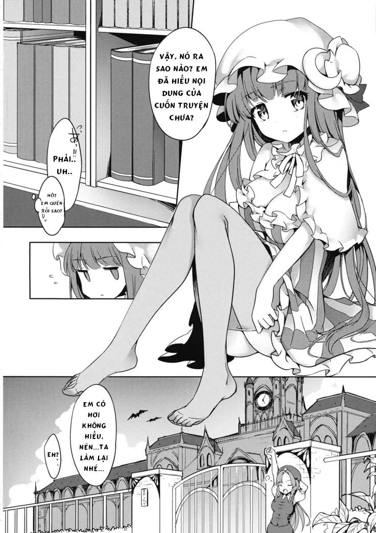 HentaiVN.net - Ảnh 22 - Cuốn sổ bí mật của Patchouli-san (Touhou Project) [Patchouli-san ni Yowami o Nigiraretai] - Chap 1