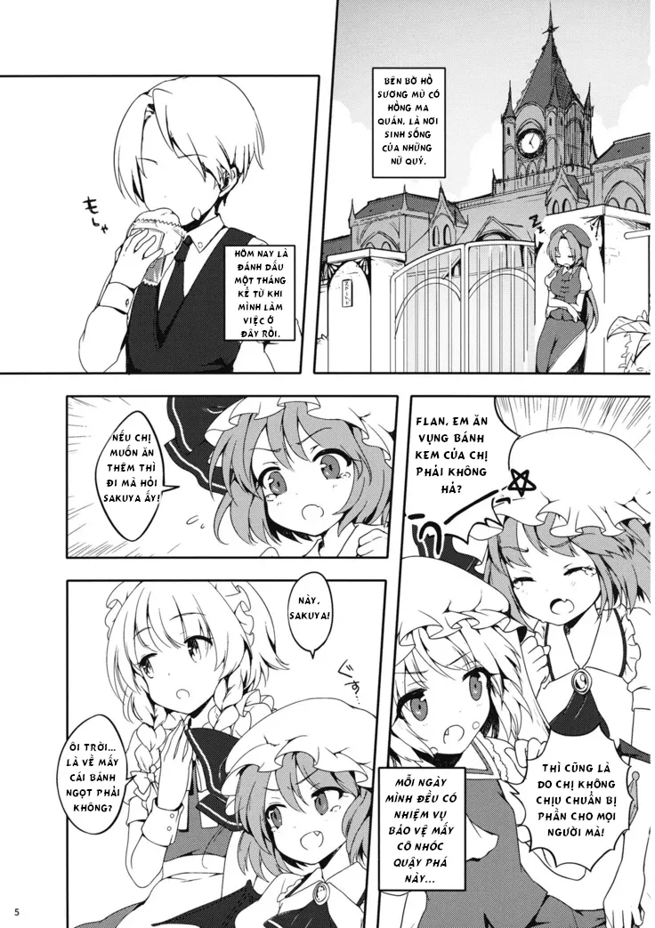 HentaiVN.net - Ảnh 3 - Cuốn sổ bí mật của Patchouli-san (Touhou Project) [Patchouli-san ni Yowami o Nigiraretai] - Chap 1