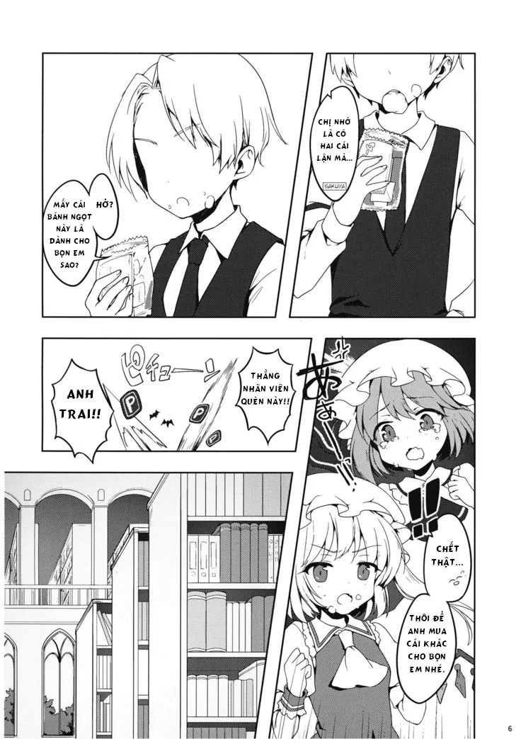 HentaiVN.net - Ảnh 4 - Cuốn sổ bí mật của Patchouli-san (Touhou Project) [Patchouli-san ni Yowami o Nigiraretai] - Chap 1