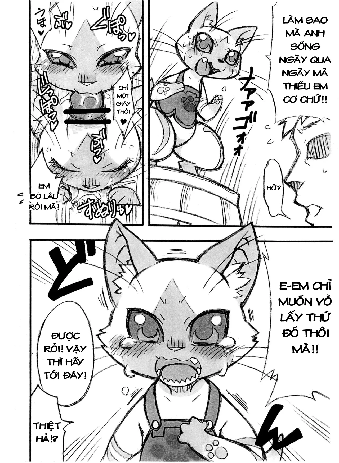 HentaiVN.net - Ảnh 6 - Yoru no Otomo ni Airou o (Monster Hunter) [Late Night Prowler] - Chap 1
