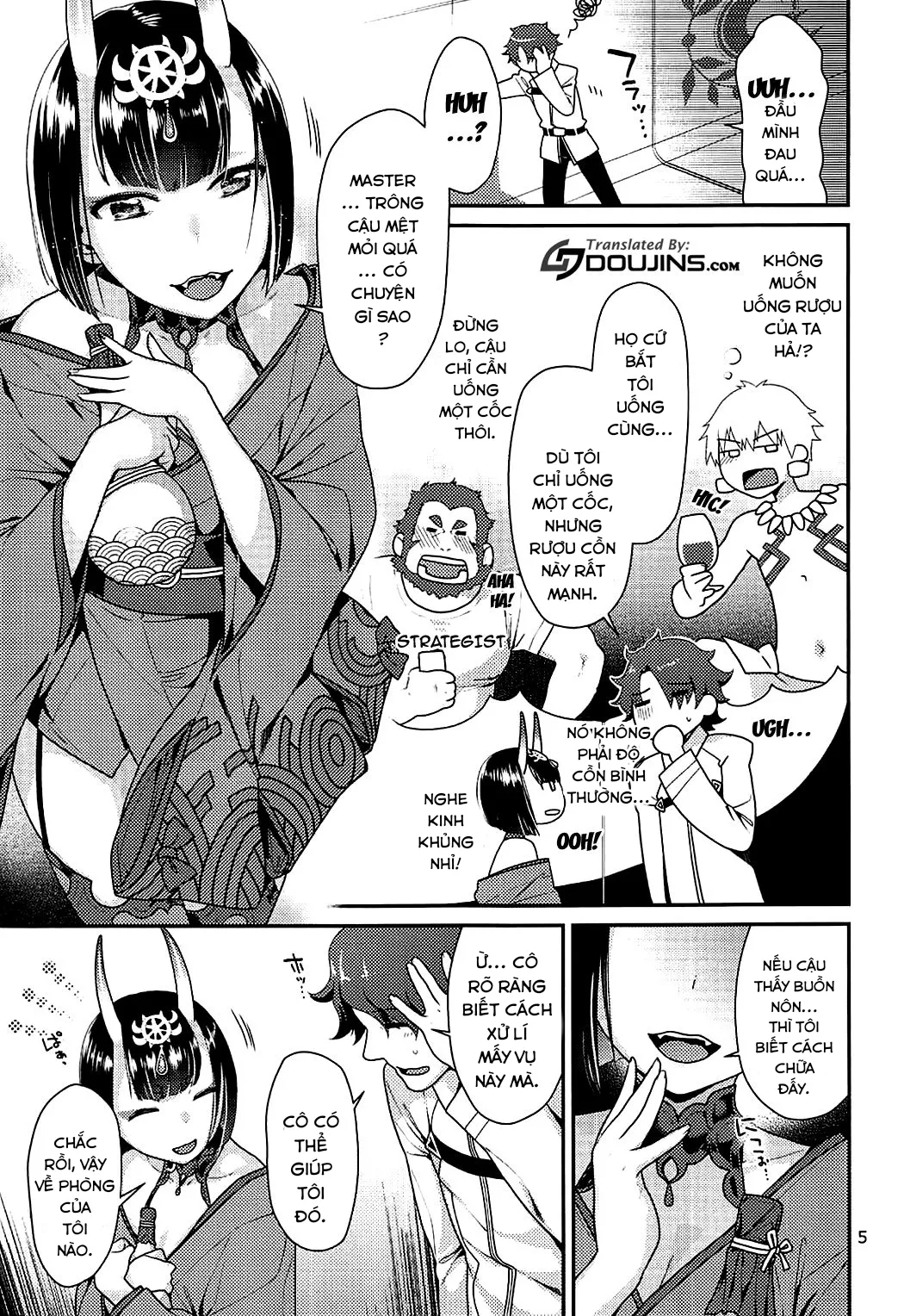 HentaiVN.net - Ảnh 4 - Chìm trong rượu cùng Shuten. [Shuten no Umi ni Oboretai; Nearly Drowning In Booze; 呑の海におぼれたい] - Chap 1