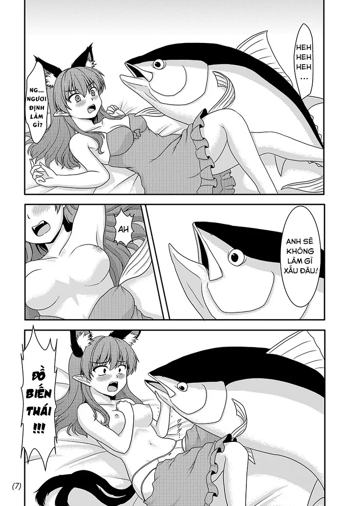 HentaiVN.net - Ảnh 6 - Mèo Ghét Cá [鮪 (東方Project) [英訳]; Maguro] - Chap 1