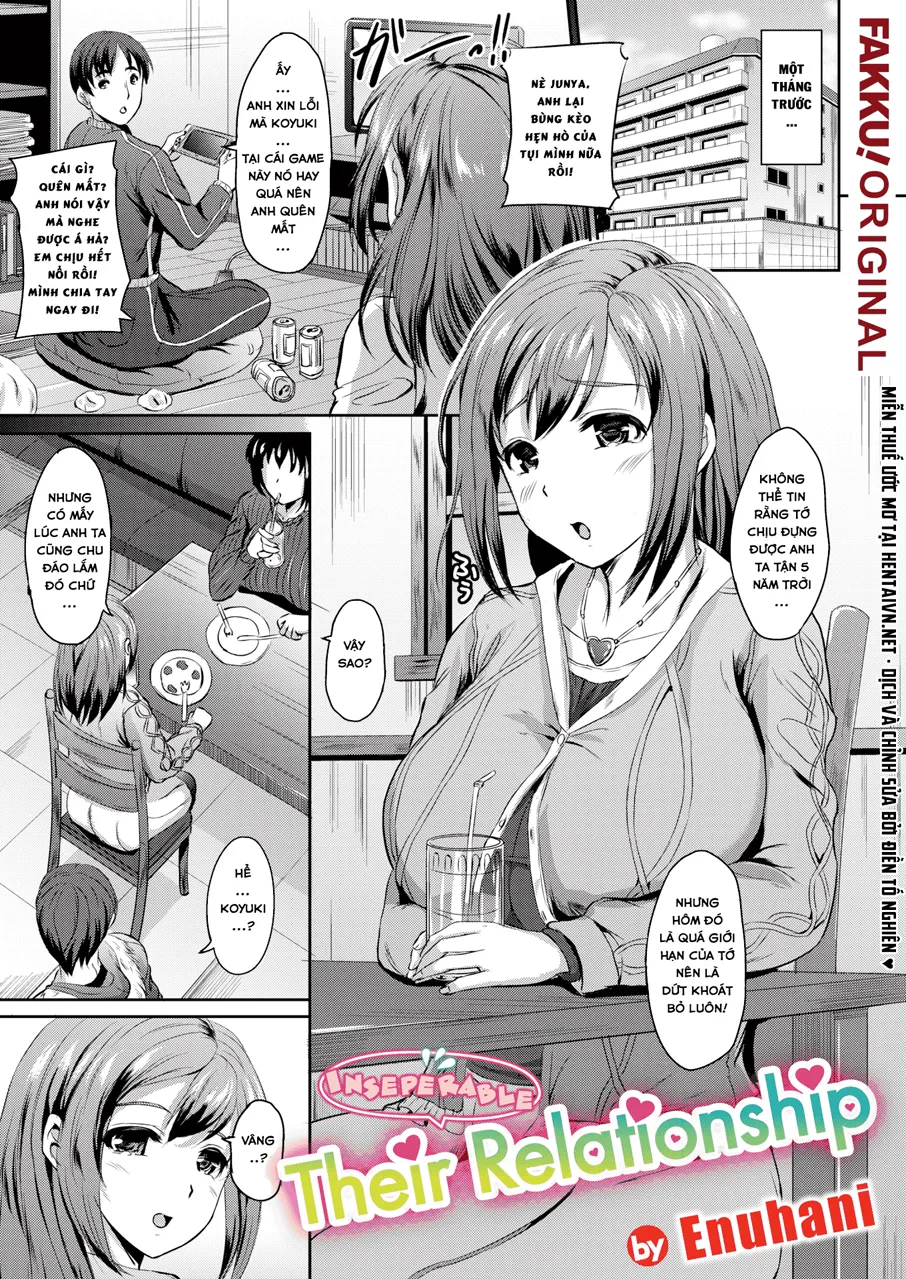 HentaiVN.net - Ảnh 3 - Tình Yêu Dai Như Chó Dính Lẹo! [Their Inseparable Relationship] - Chap 1