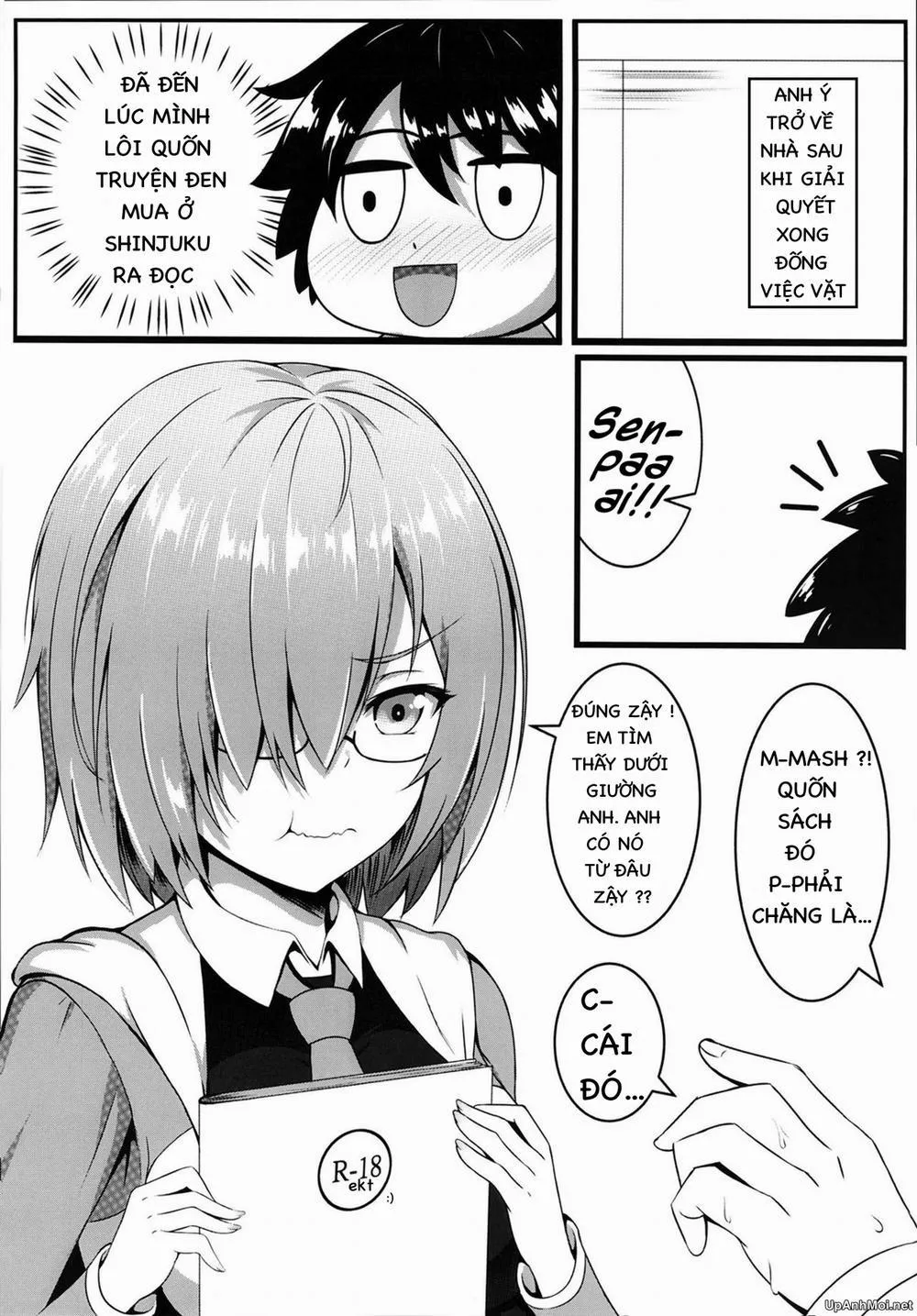 HentaiVN.net - Ảnh 4 - Only Mash Can Handle Senpai's Kinks!! (Fate/Grand Order) - Chap 1