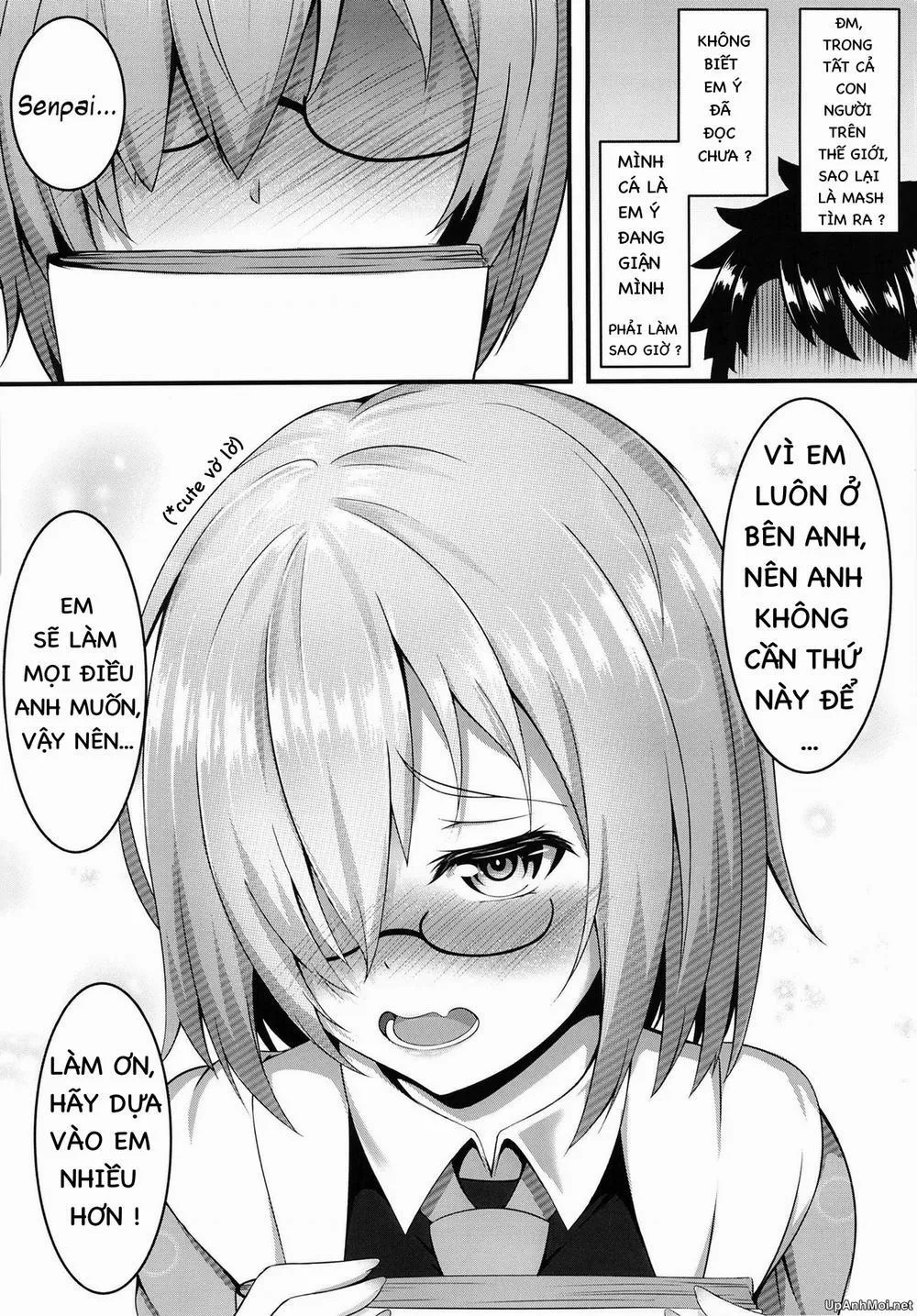 HentaiVN.net - Ảnh 5 - Only Mash Can Handle Senpai's Kinks!! (Fate/Grand Order) - Chap 1