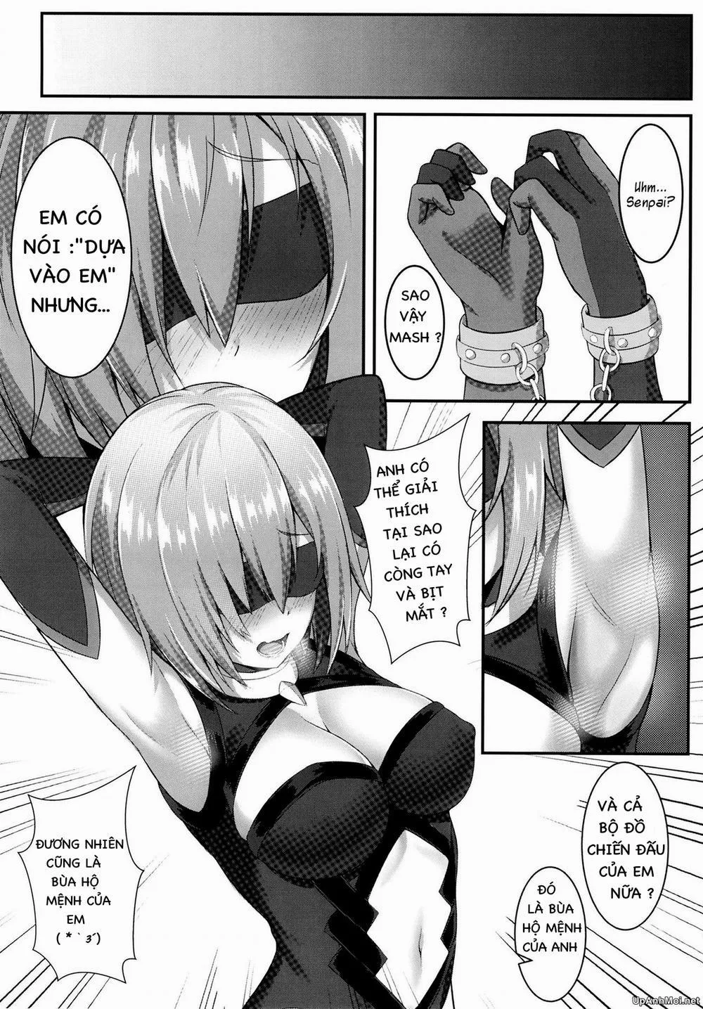 HentaiVN.net - Ảnh 6 - Only Mash Can Handle Senpai's Kinks!! (Fate/Grand Order) - Chap 1