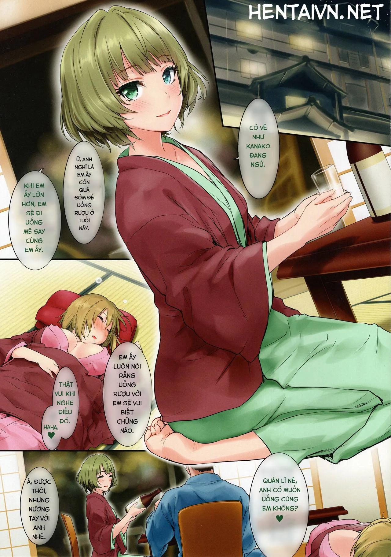 HentaiVN.net - Ảnh 4 - Kanako Kaede no Onsen Burari H - Buổi Làm Tình Bất Ngờ của Kanako và Kaede tại Suối Nước Nóng. (The Idolmaster) [Kanako・Kaede No Onsen Burari H☆] - Chap 1