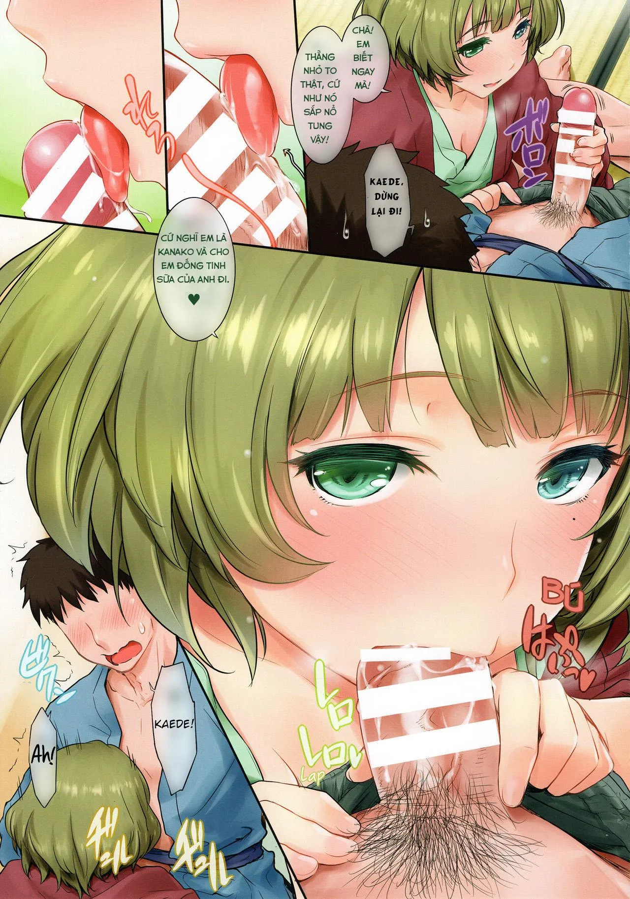 HentaiVN.net - Ảnh 6 - Kanako Kaede no Onsen Burari H - Buổi Làm Tình Bất Ngờ của Kanako và Kaede tại Suối Nước Nóng. (The Idolmaster) [Kanako・Kaede No Onsen Burari H☆] - Chap 1