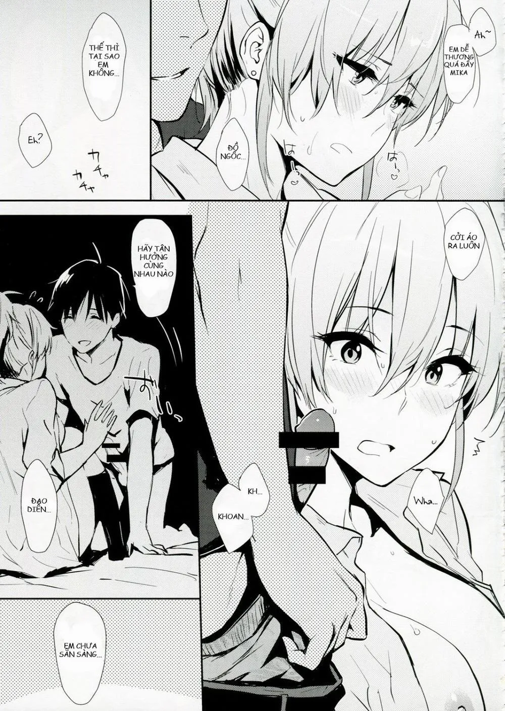 HentaiVN.net - Ảnh 7 - Mika-Ppoi No! (The Idolmaster) - Chap 1