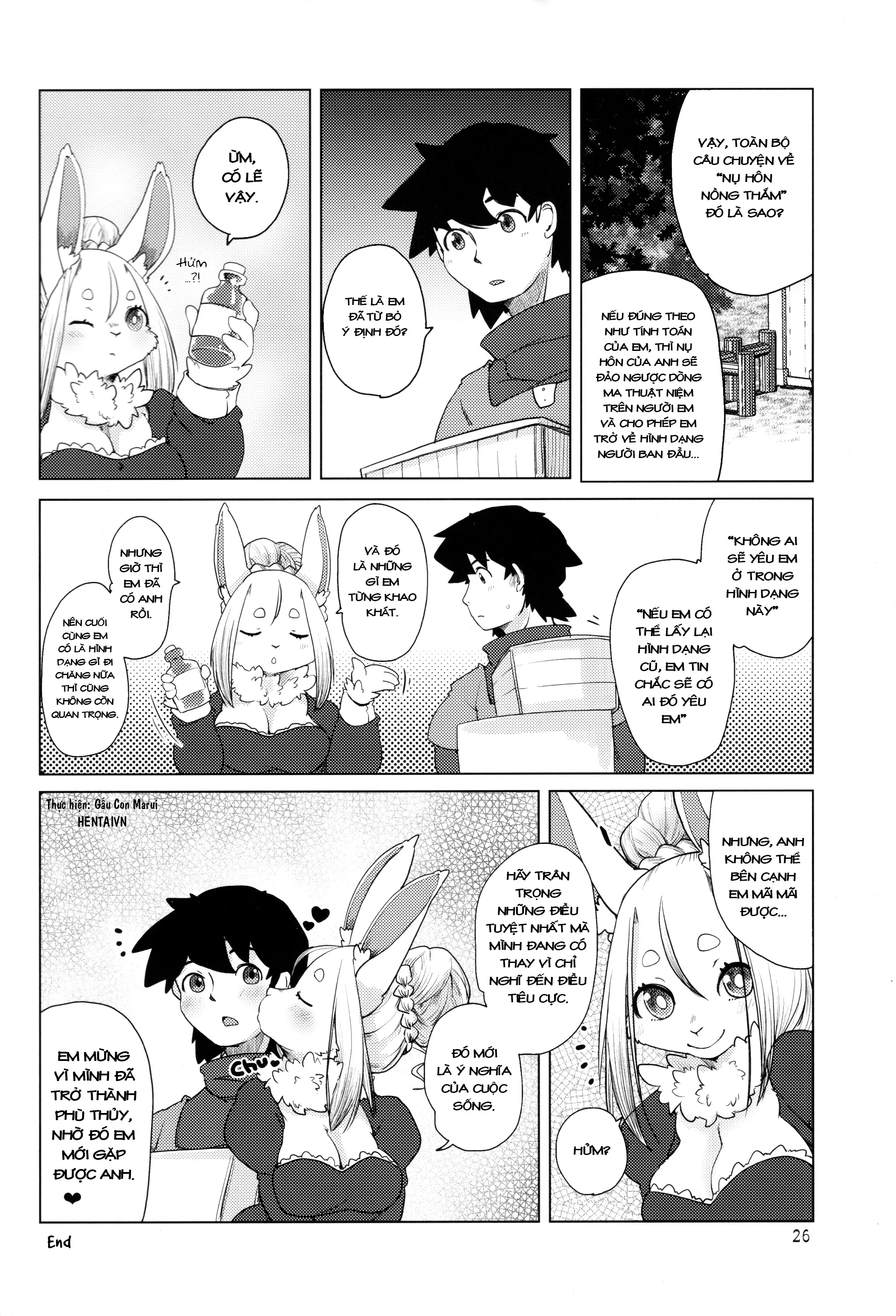 HentaiVN.net - Ảnh 26 - Ano Mori De Matteru - Chap 1