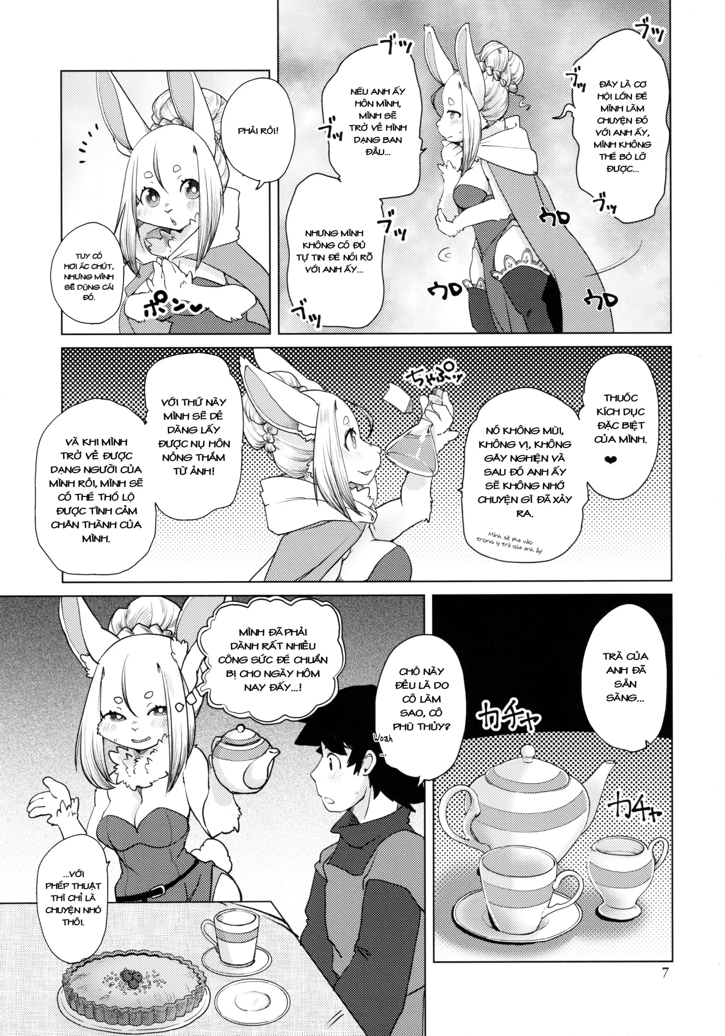 HentaiVN.net - Ảnh 8 - Ano Mori De Matteru - Chap 1