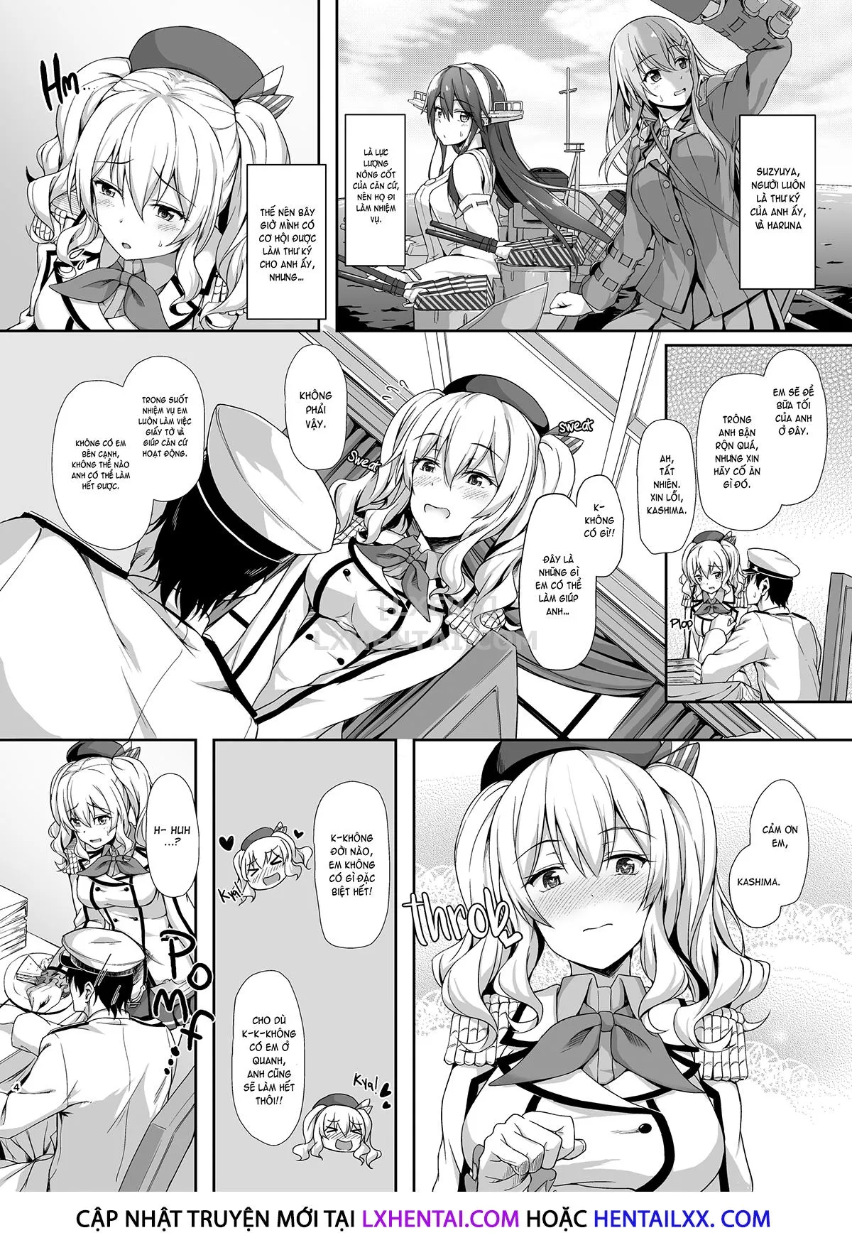 HentaiVN.net - Ảnh 4 - Amaama Kashima [Sweet Sweet Kashima] - Chap 1