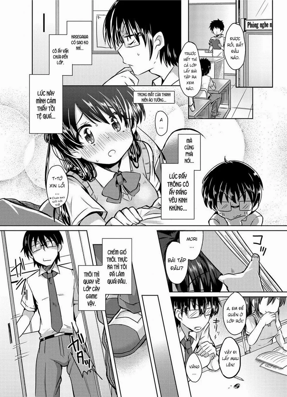 HentaiVN.net - Ảnh 3 - Hasegawa-san and Mori-kun - Chap 1