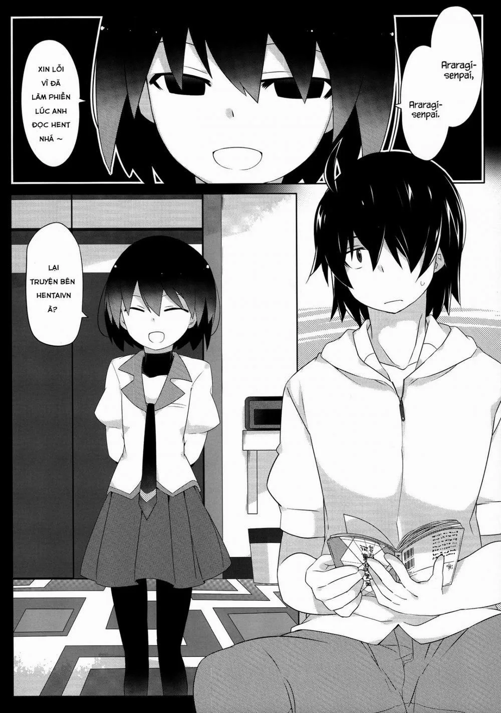 HentaiVN.net - Ảnh 6 - Kuragari Melt (Bakemonogatari) - Chap 1