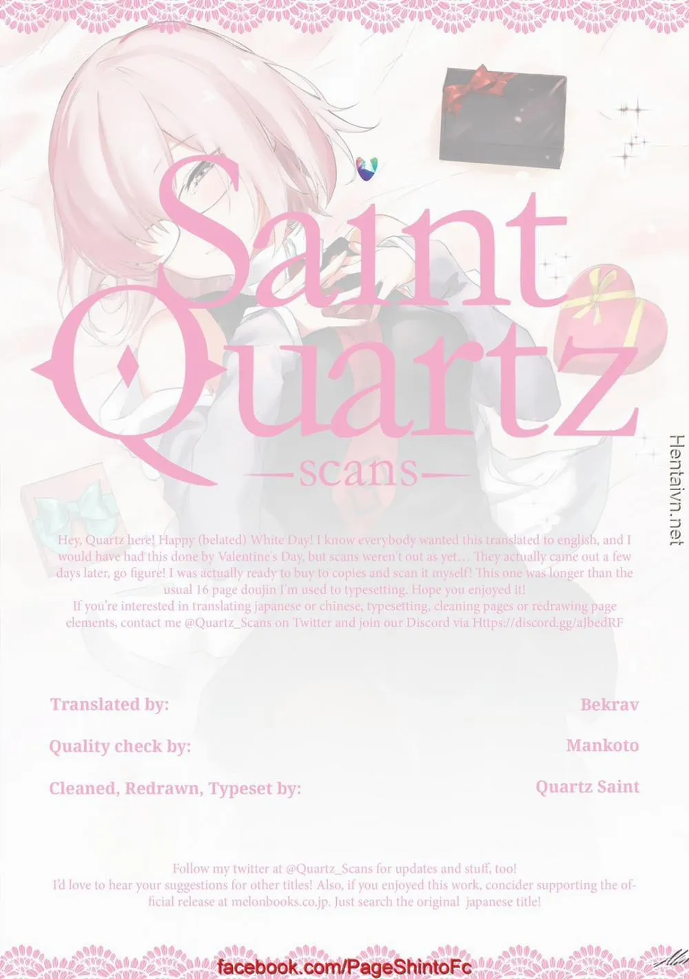 HentaiVN.net - Ảnh 37 - Sweet Mash Valentine (Fate/Grand Order) - Chap 1