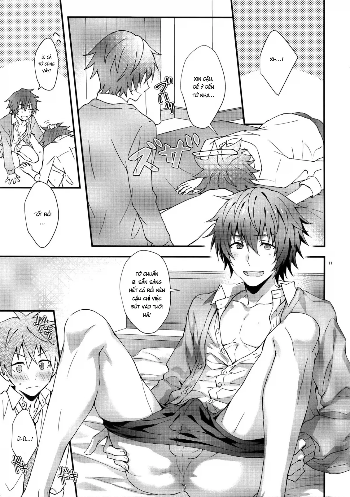 HentaiVN.net - Ảnh 10 - [Yaoi] Thoát kiếp trai tân! [Unexpected! Virgin Graduation] - Chap 1