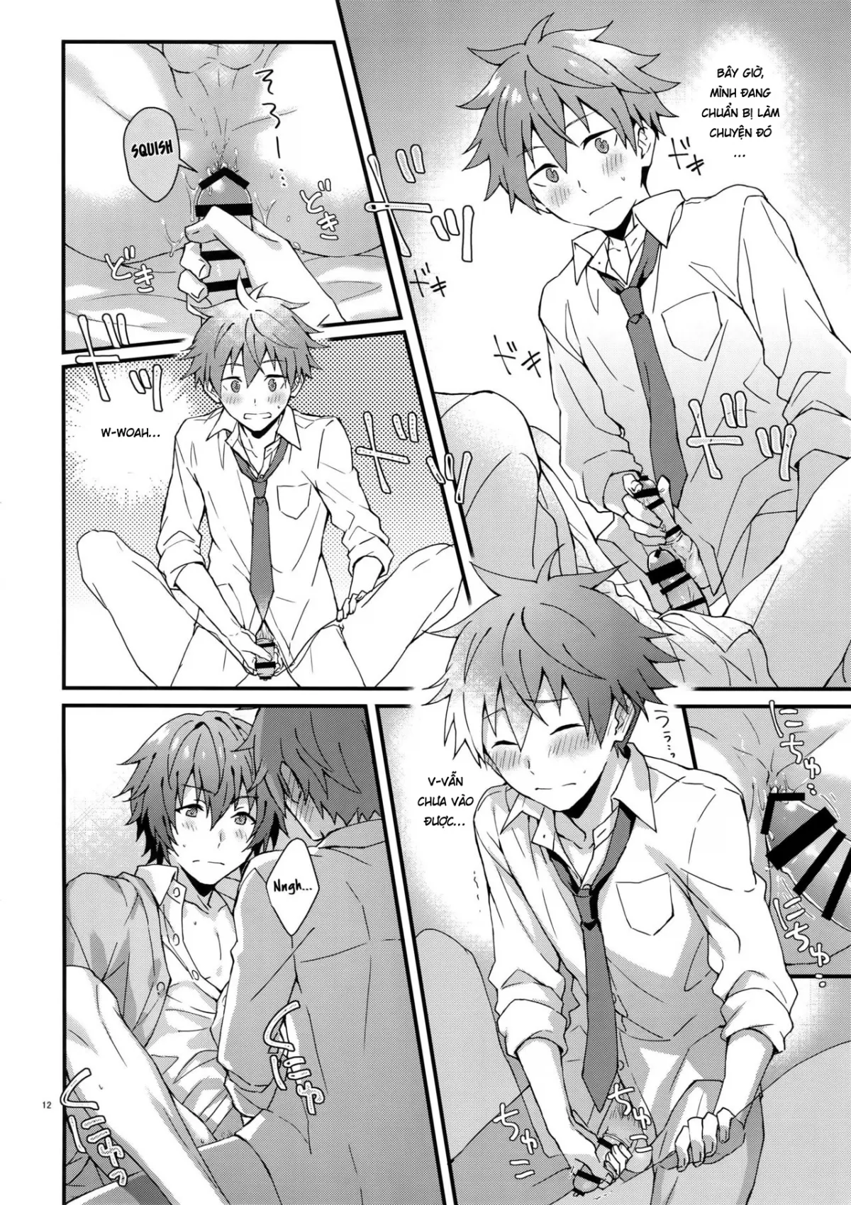 HentaiVN.net - Ảnh 11 - [Yaoi] Thoát kiếp trai tân! [Unexpected! Virgin Graduation] - Chap 1