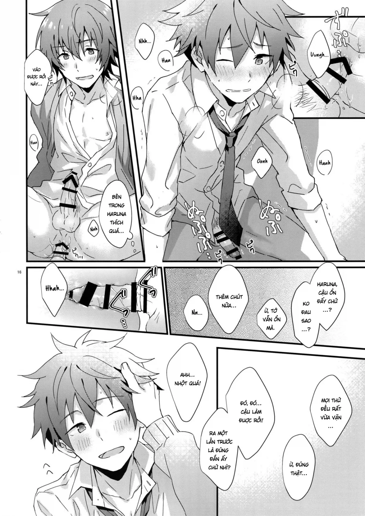 HentaiVN.net - Ảnh 15 - [Yaoi] Thoát kiếp trai tân! [Unexpected! Virgin Graduation] - Chap 1